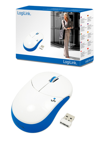 LogiLink Smile mouse Office Ambidextrous RF Wireless Optical 1000 DPI – image 2