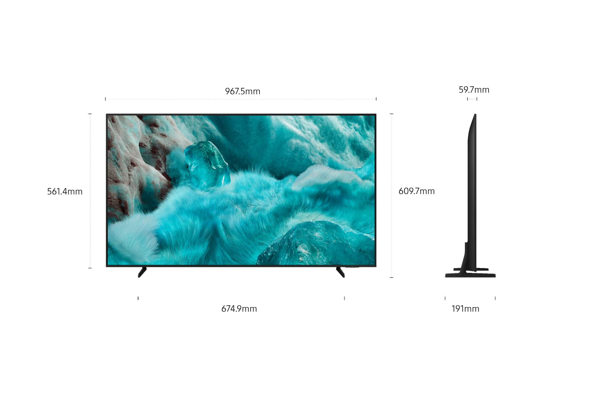 Samsung TQ43Q7F4 TV QLED 43 (108 cm) 4K UHD Smart TV Q4 AI Gen1 HDR 3 HDMI — photo 12