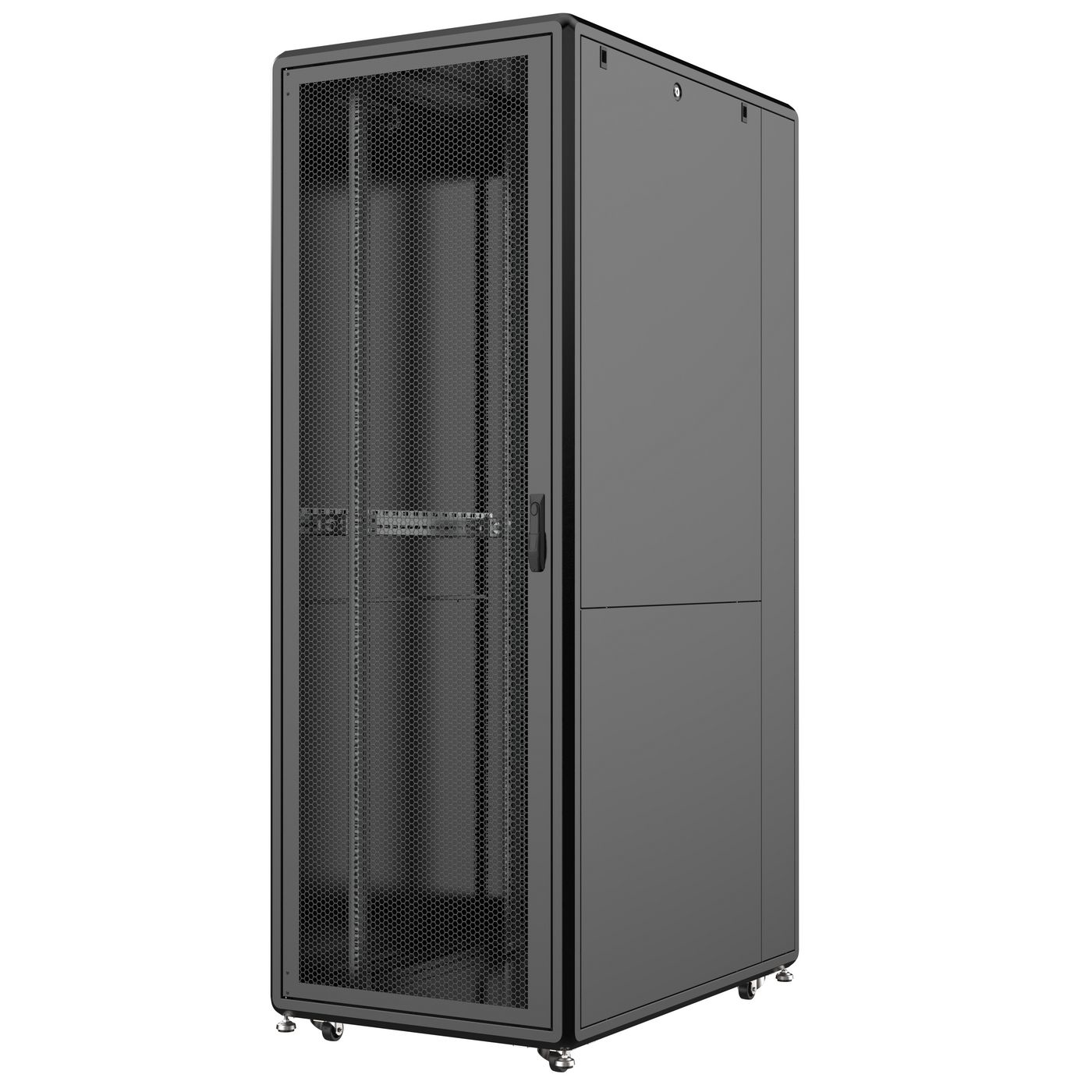 Lanview RSL46U8120BL rack cabinet 46U Freestanding rack Black – image 1
