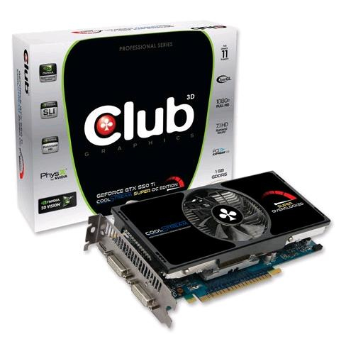 CLUB3D CGNX-XT55024SO graphics card NVIDIA GeForce GTX 550 Ti – image 2