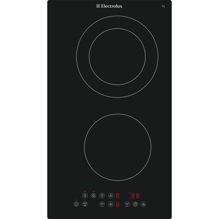 Electrolux GK29TCO hob Black Built-in Ceramic hob 2 zone(s)