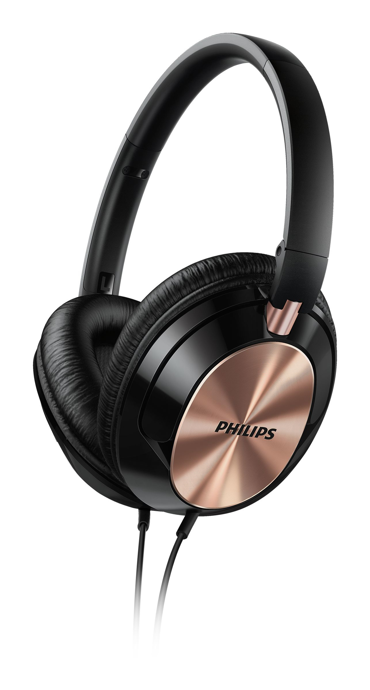 Philips FX4MRG/00 headphones/headset Wired Head-band Black, Bronze – image 1