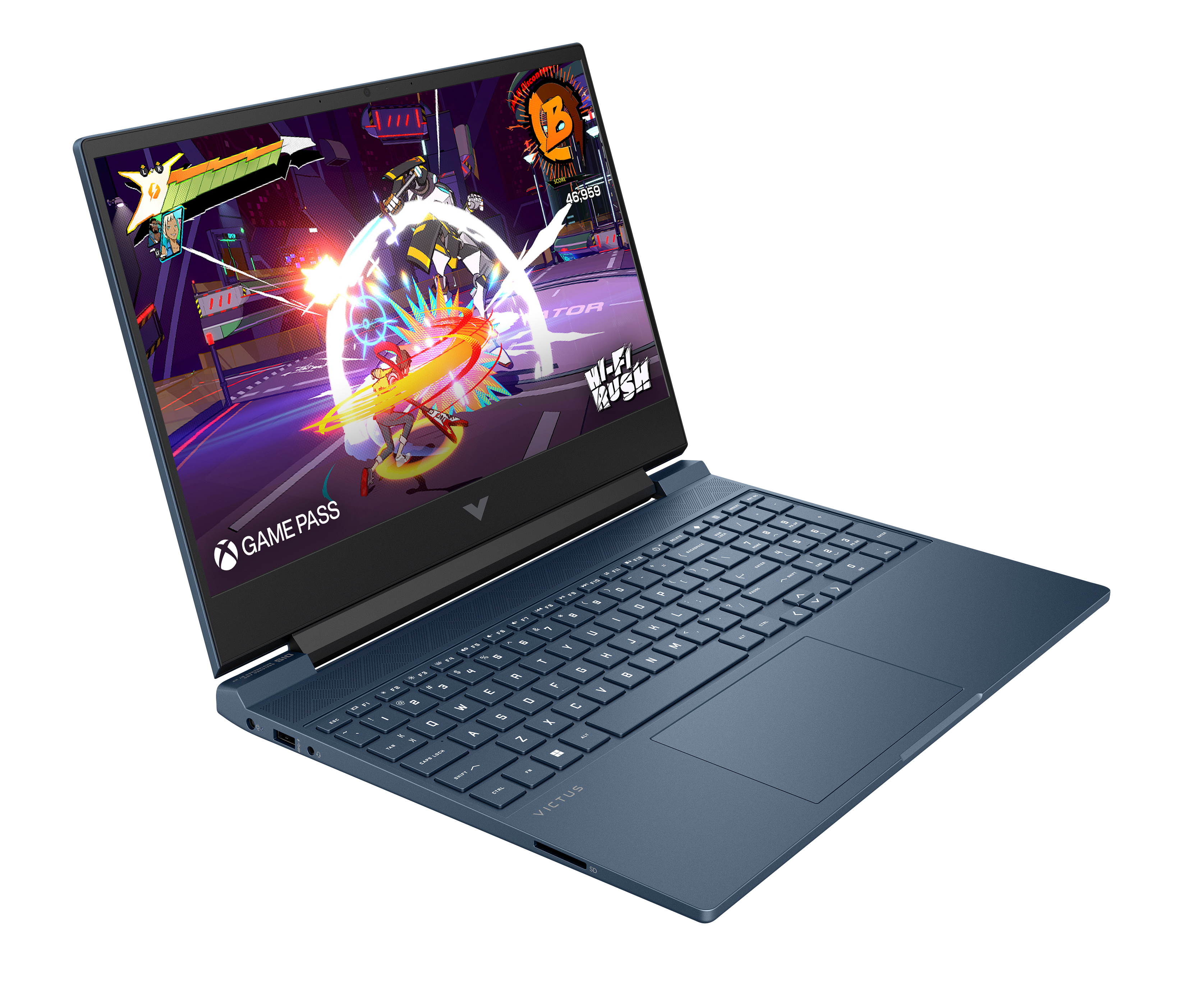 Portátil gaming - HP Victus 15-fa2024ns, 15.6" FHD, Intel® Core™ i7-13620H, 16GB RAM, 512GB SSD, GeForce RTX™ 4050, Sin sistema operativo, Azul - imagen 3