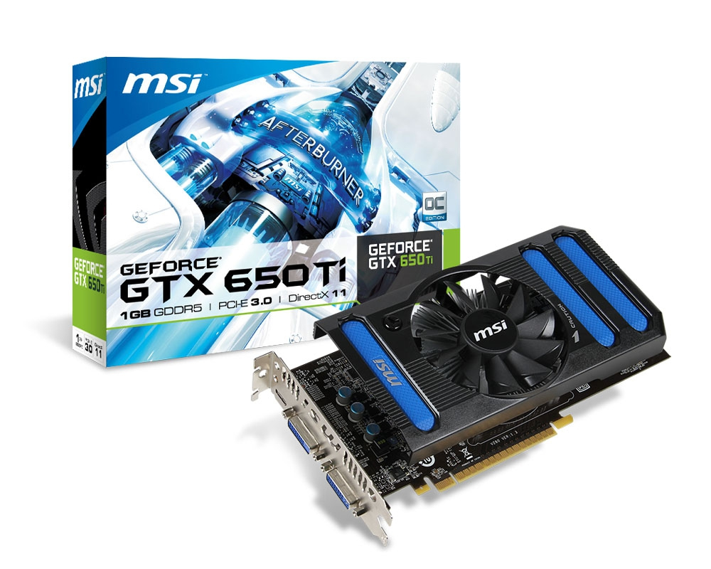 MSI N650TI-1GD5/OC graphics card NVIDIA GeForce GTX 650 Ti – image 4