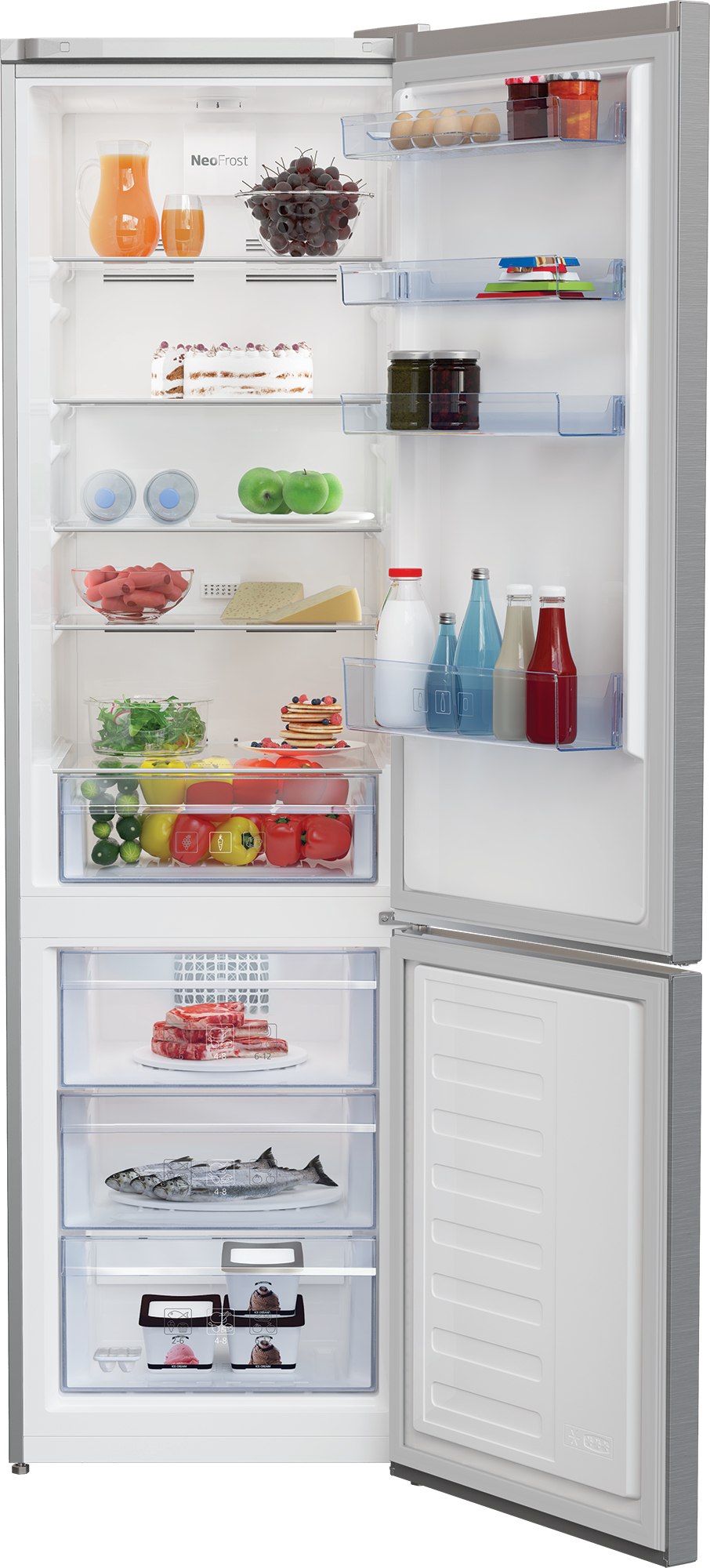 Beko RCNA406K40XBN fridge-freezer Freestanding – image 3