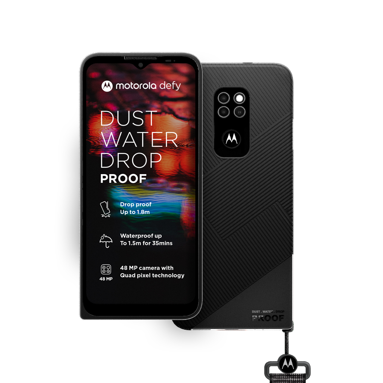 Motorola DEFY MDEFYDBBEUNKN05 smartphone – image 3