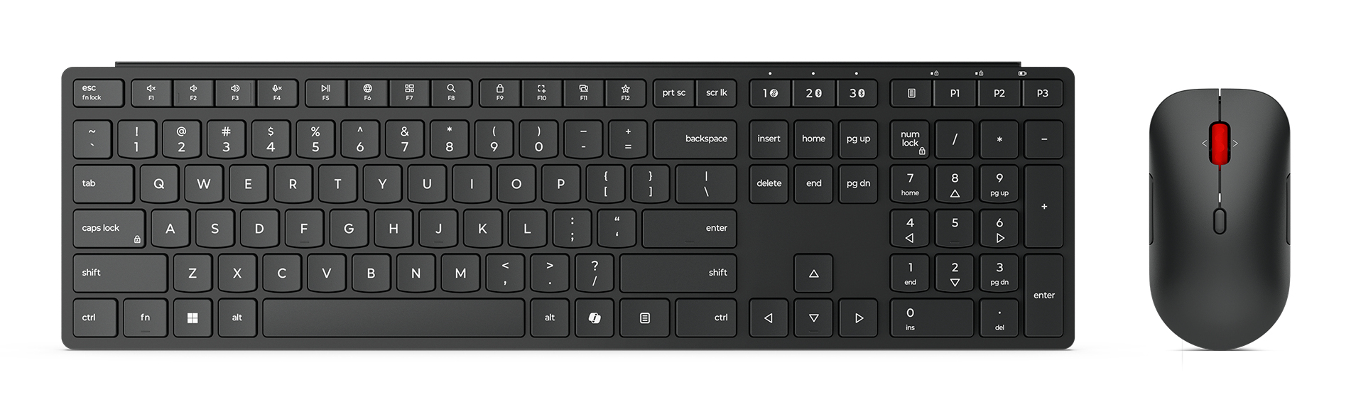 LENOVO Wireless Multi-Mode Pro Combo Keyboard and Mouse 6000-French...