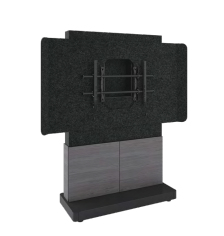 Middle Atlantic DS-1-FS-XL-BK подставка / крепление для мониторов 190,5 cm (75") Пол Черный