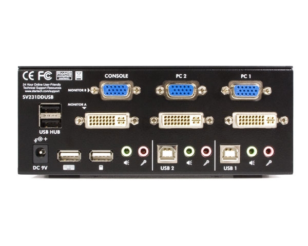 StarTech.com 2 Port DVI/VGA USB KVM Switch – image 3