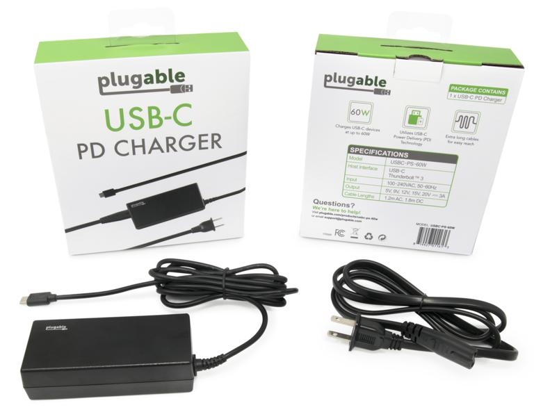 Plugable Technologies USBC-PS-60W power adapter/inverter Black – image 6