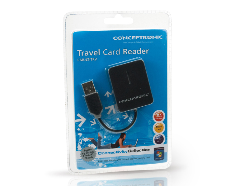 Conceptronic Travel Multi Card Reader – image 4