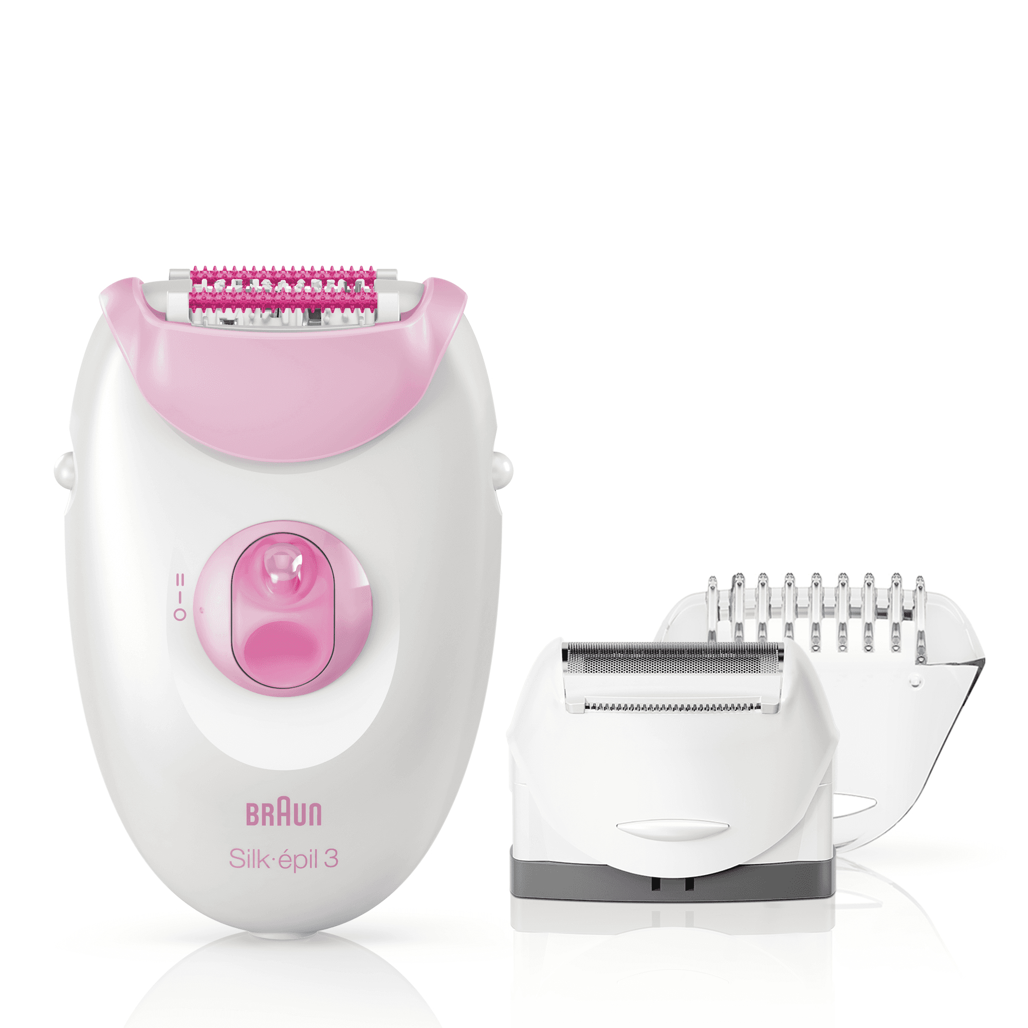 Braun Silk-épil 3 81663311 epilator 20 tweezers White, Rose – image 1