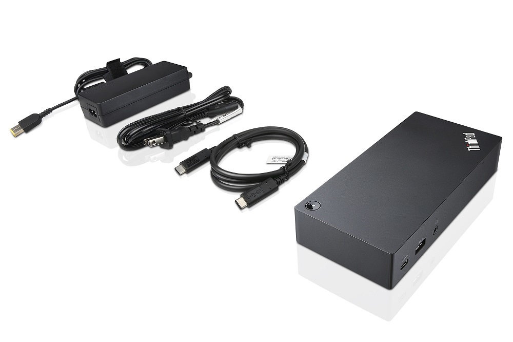 Lenovo 40A90090DK laptop dock/port replicator Wired USB 3.2 Gen 1 (3.1 Gen 1) Type-C Black – image 4