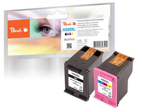 Peach PI300-398 ink cartridge Black, Cyan, Magenta, Yellow