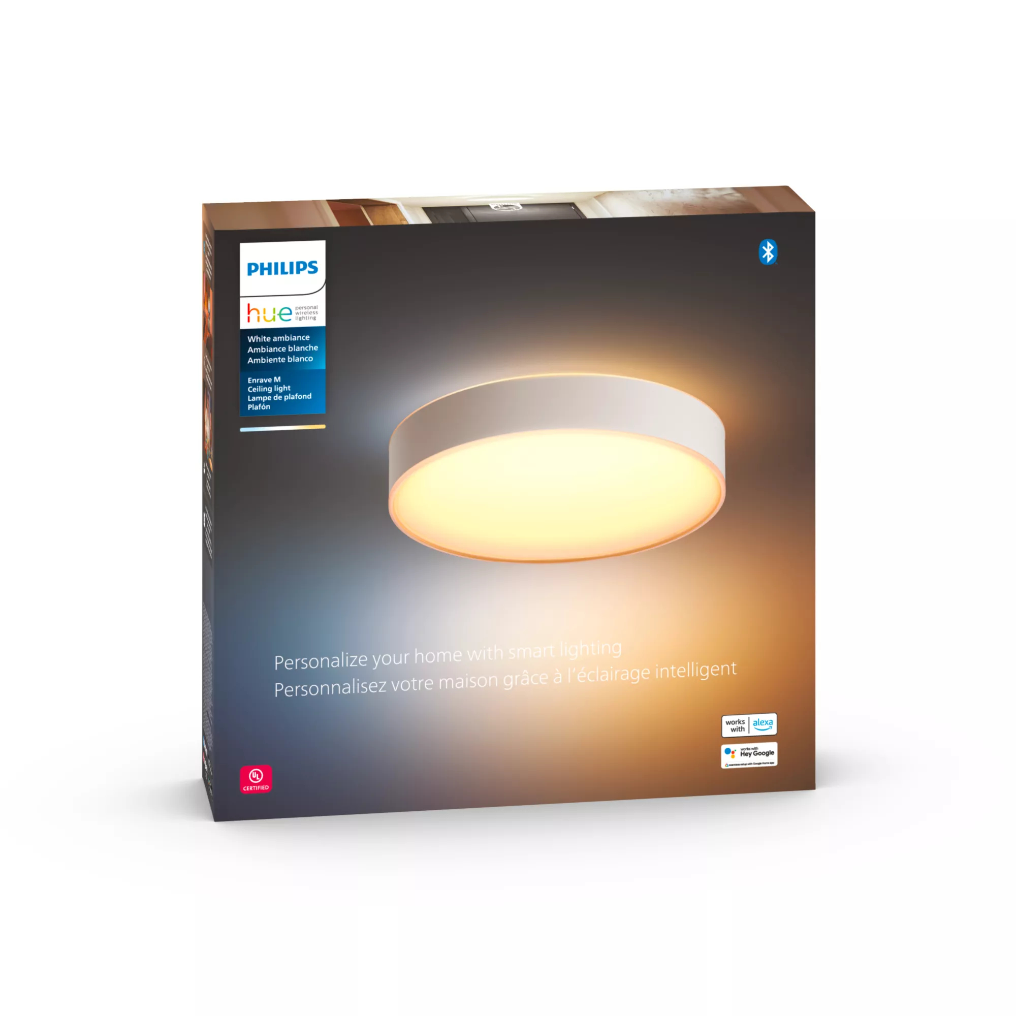 Philips by Signify Philips Hue White ambience 046677579784 smart lighting Smart ceiling light Bluetooth/Zigbee – image 3