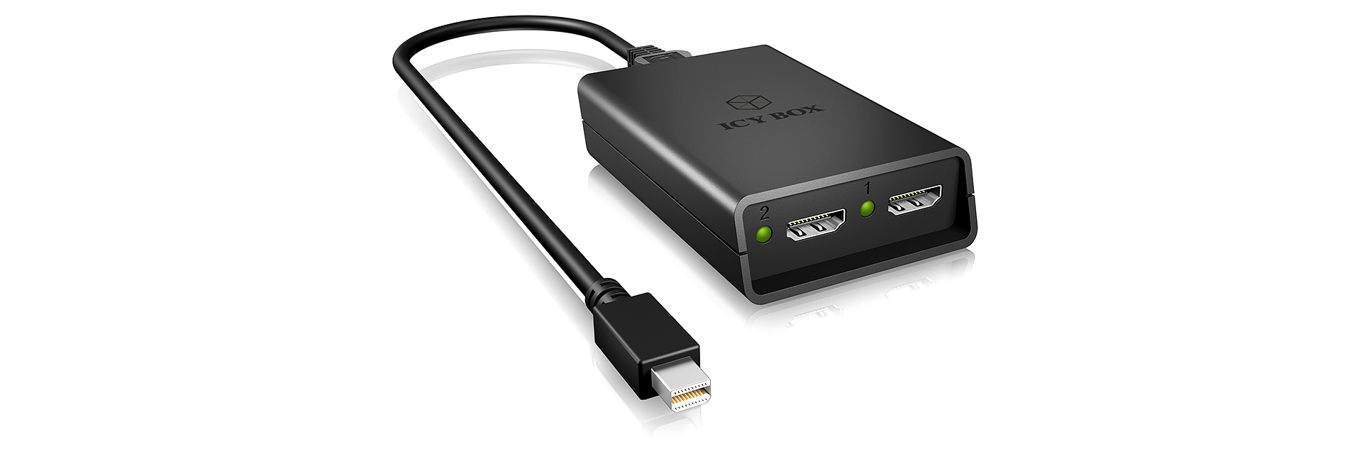 ICY BOX IB-SPL1024 Mini DisplayPort 2x HDMI
