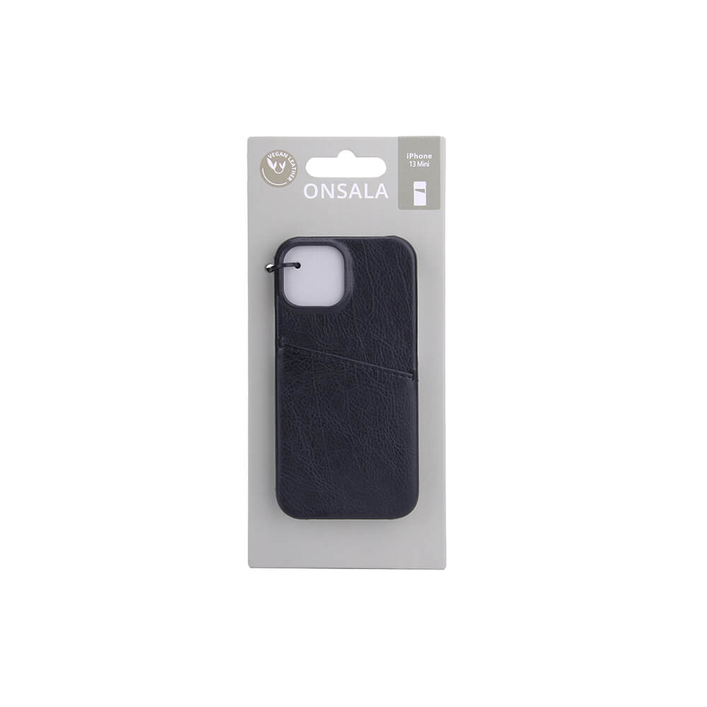 Onsala Mobile Cover Black with Cardpocket iPhone 13 Mini – image 2