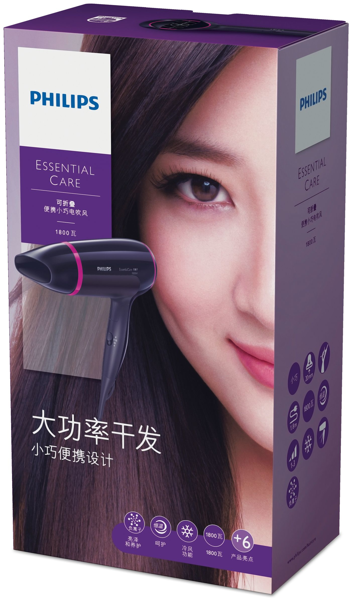 Philips Essential Care HP8226/05 hair dryer – image 2