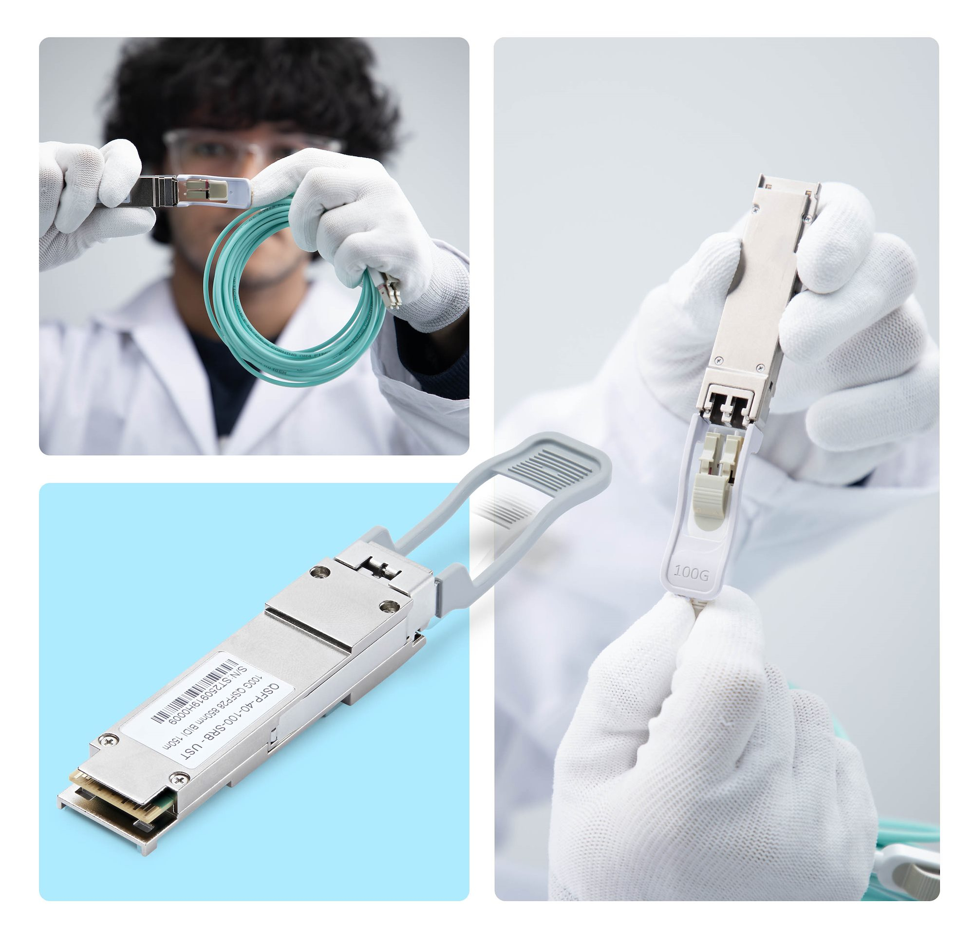 StarTech.com MSA Uncoded QSFP Module, 40/100Gbps Multi Mode Fiber (MMF), 100m [328ft], LC Transceiver, 850nmTX/900nmRX – image 4