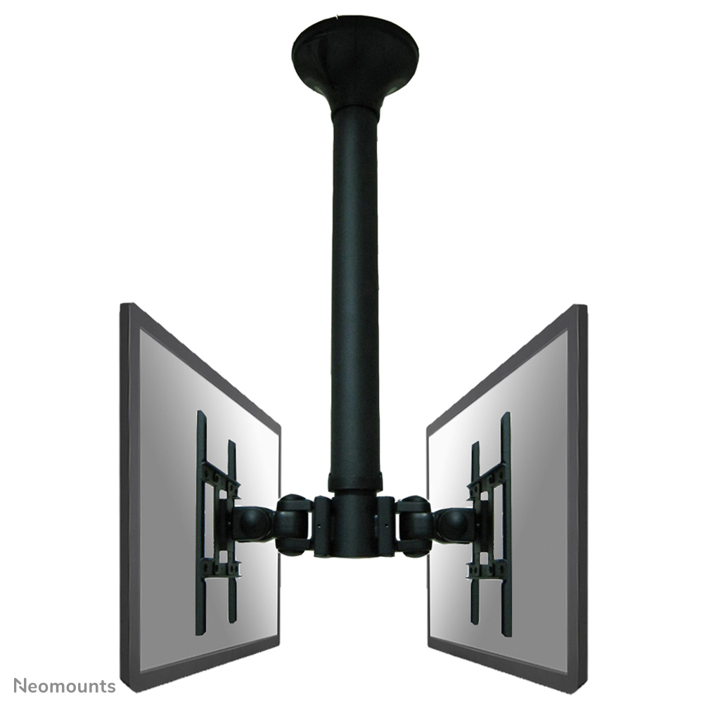 Neomounts FPMA-C200D Dual monitor/TV mount ceiling 10-40" - h 64-104 cm – image 1