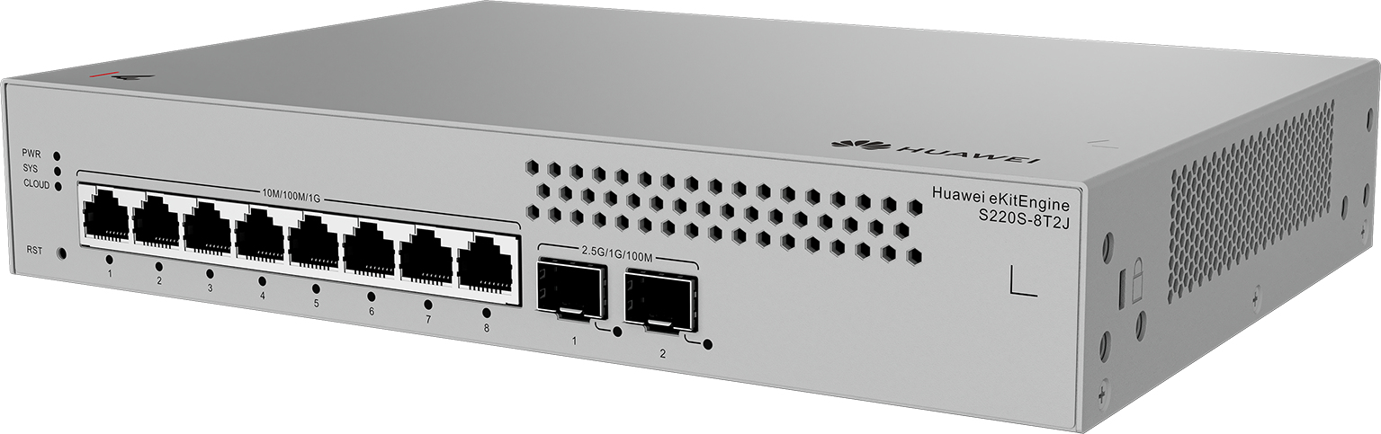 HUAWEI eKit S220S Series S220S-8T2J Gestito L2 Gigabit Ethernet (10/100/1000) 1U Grigio