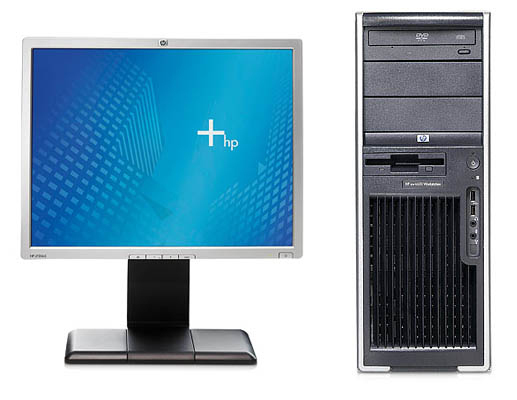 HP xw4600 + LP2065 + NVIDIA Quadro FX1700 (512 MB) + 2GB