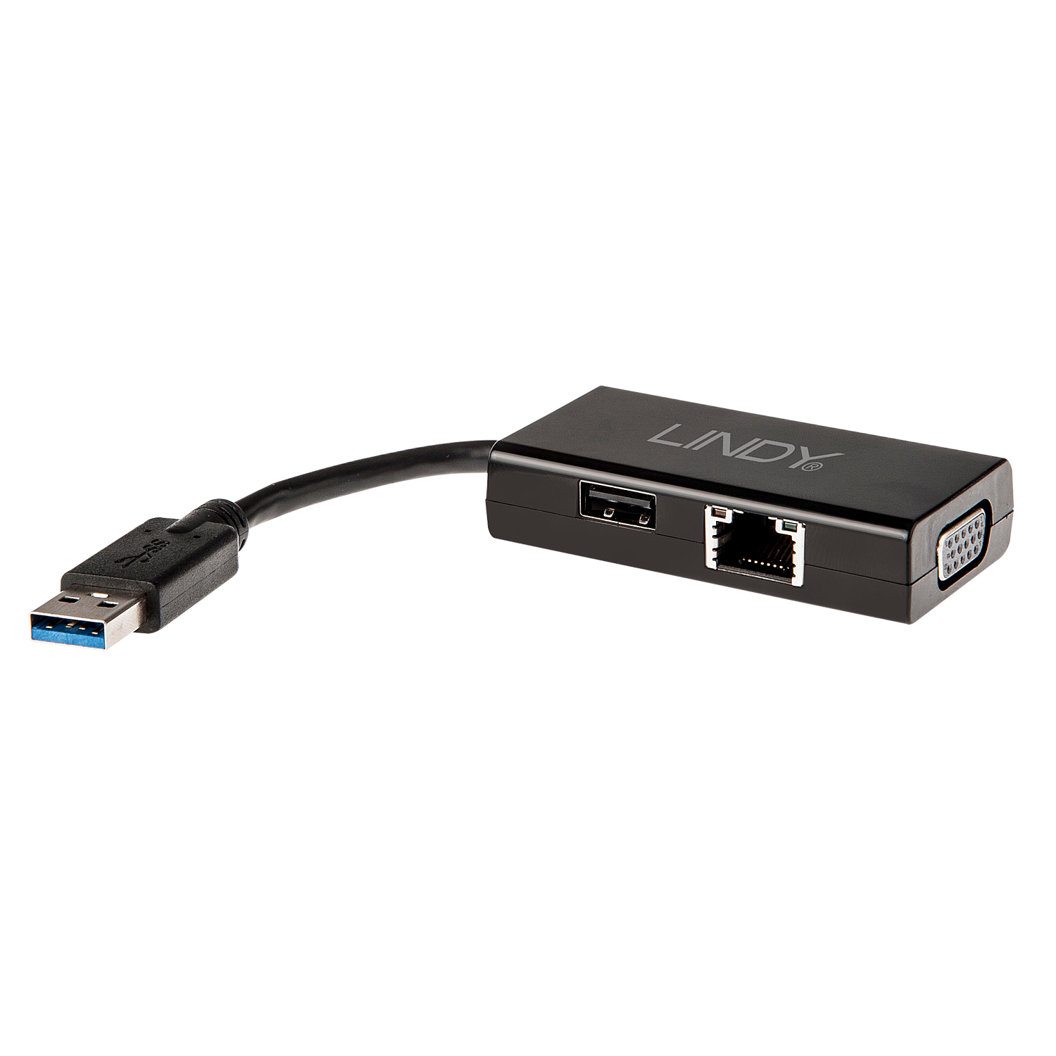 Lindy 43182 laptop dock/port replicator Wired USB 3.2 Gen 1 (3.1 Gen 1) Type-A Black