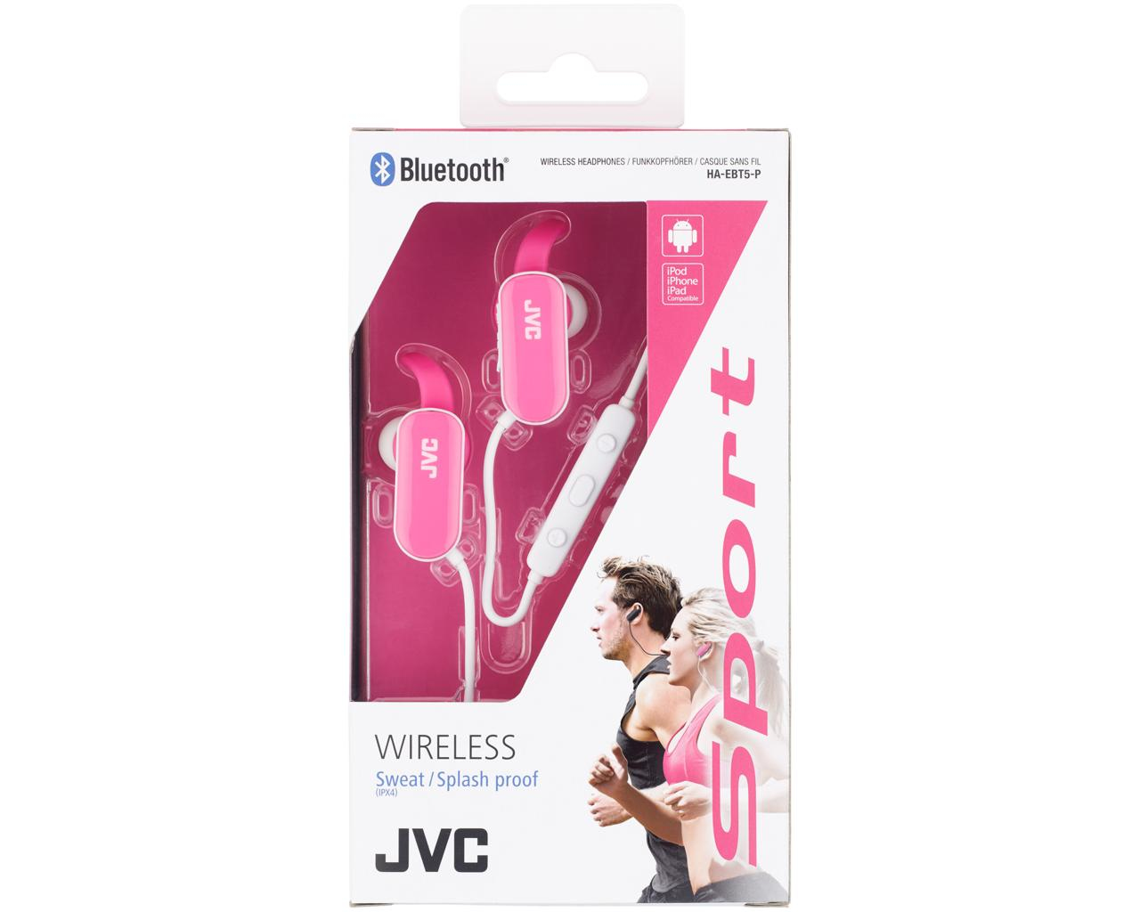 JVC HA-EBT5-P-E headphones/headset Wireless In-ear Sports Bluetooth Pink, White – image 3