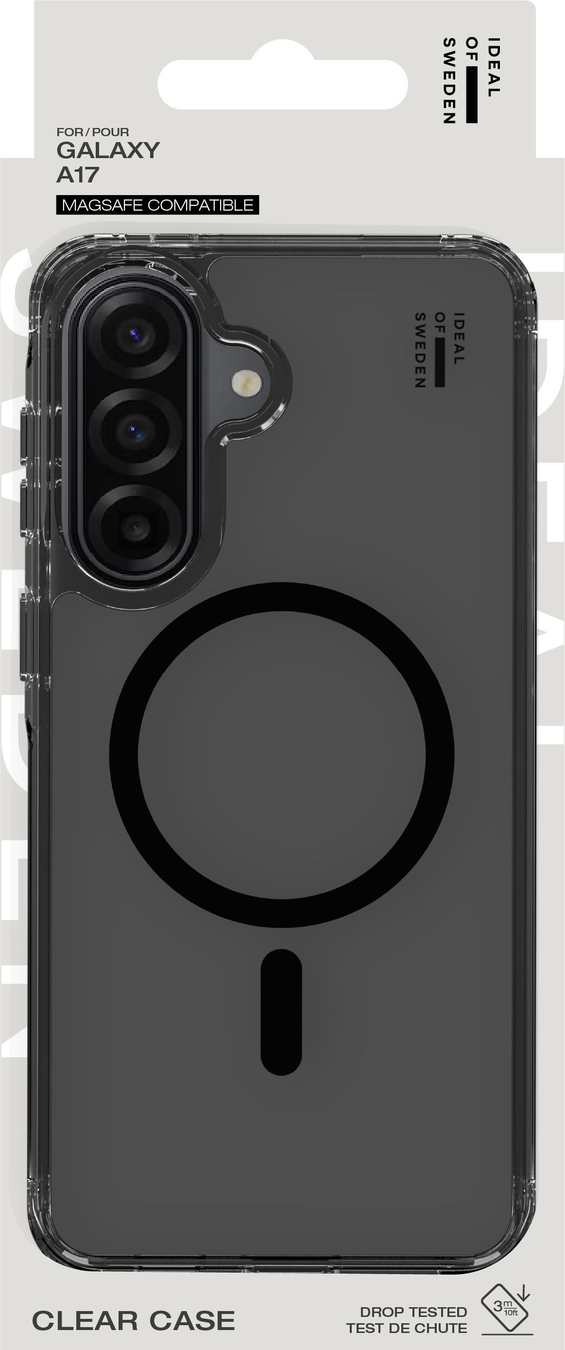 iDeal of Sweden Clear Case MagSafe Galaxy A17 / A18 Tinted Black – image 4