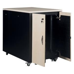 Lanview LVR300117 rack cabinet 17U Maple colour – image 2