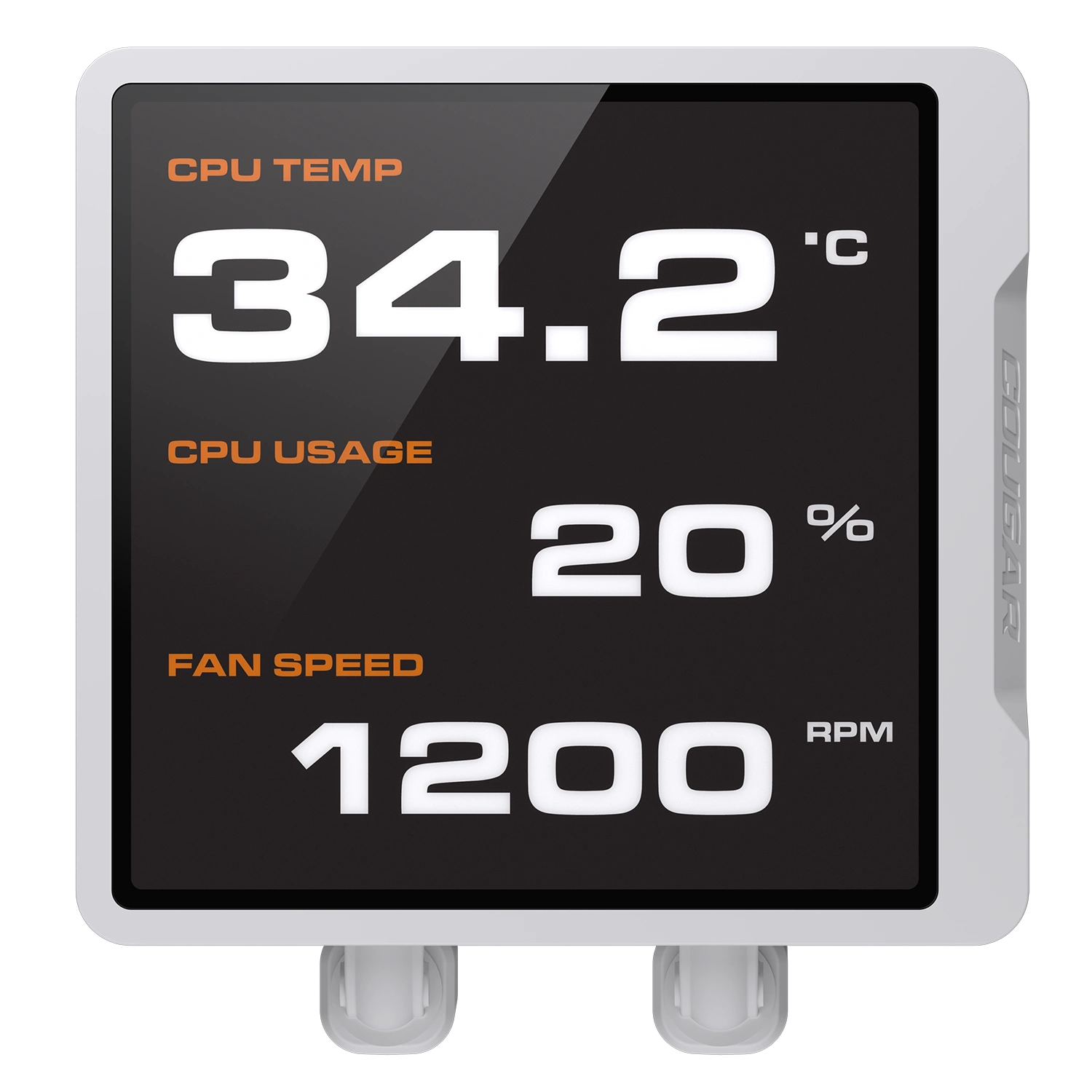COUGAR CPU Wasserkühlung Poseidon Vistek Pro 240,ARGB,Weiß Wasserkühler