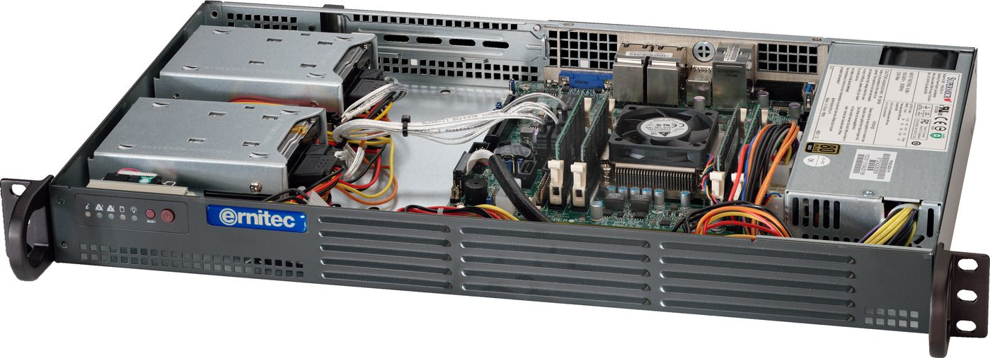 Ernitec VIKING-R5-4TB-V2 server Rack (1U) Intel® Core™ i3 i3-9100 – image 1