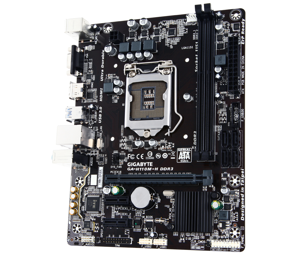 GIGABYTE GA-H110M-H DDR3 (rev. 1.0) – image 3