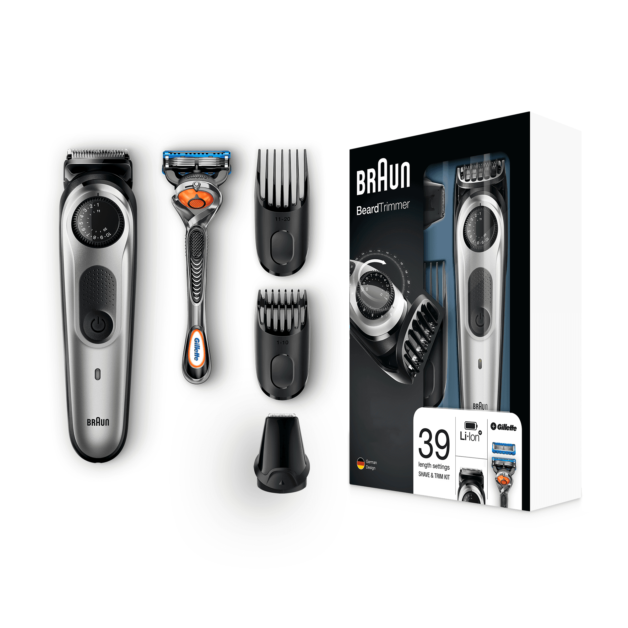 Braun BeardTrimmer BT5060, Beard Trimmer & Hair Clipper, Detail Trimmer Attachment – image 3