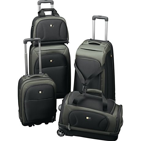 Case Logic 18" Week-end bag roller red – image 4