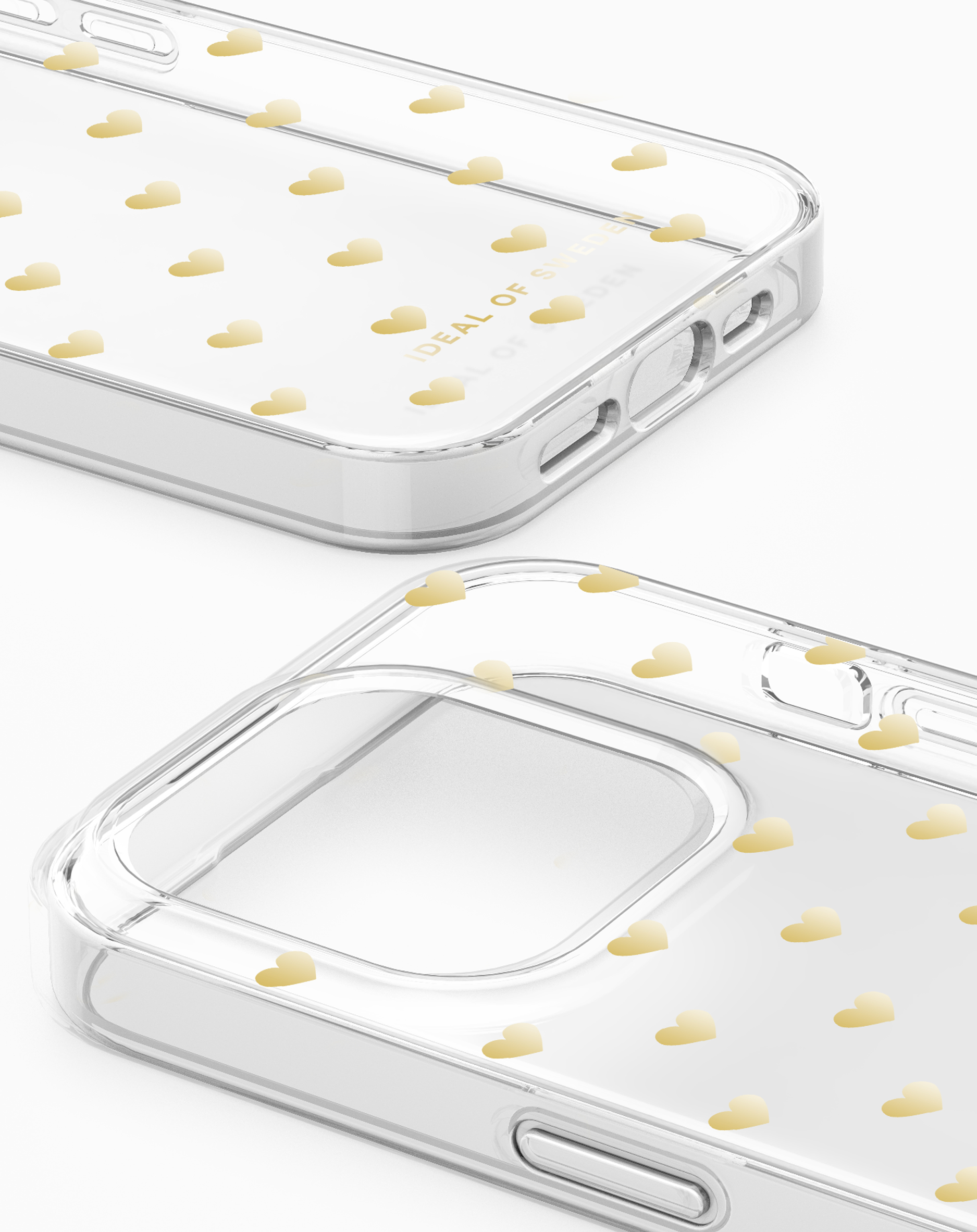 iDeal of Sweden Clear Case iPhone 15 Pro Max Golden Hearts – image 2