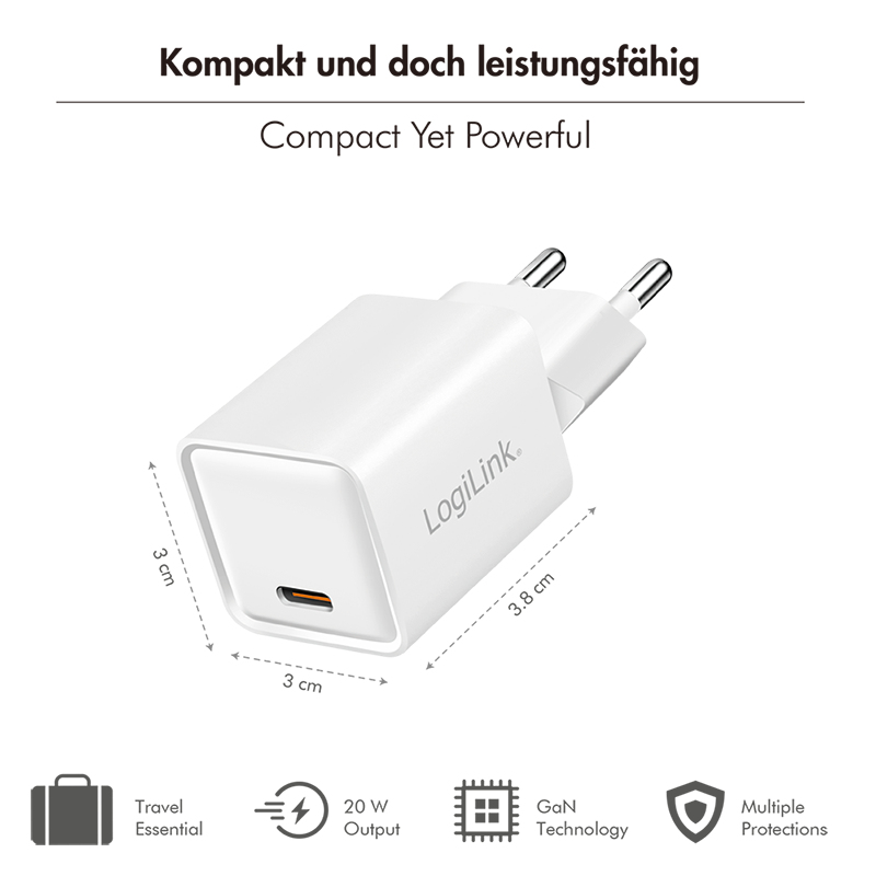 LogiLink PA0355 mobile device charger Universal White AC Fast charging Indoor – image 5