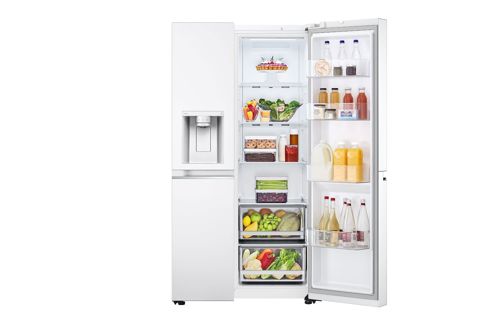 LG GSLV70SWTE side-by-side refrigerator Freestanding – image 9