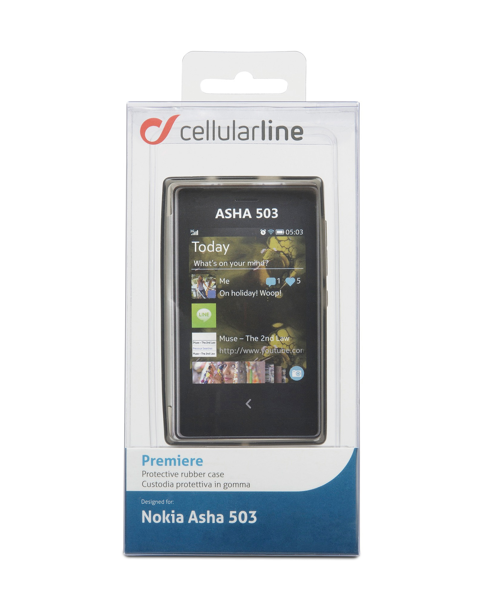 Cellularline Premiere Asha 503- Transparent – image 1