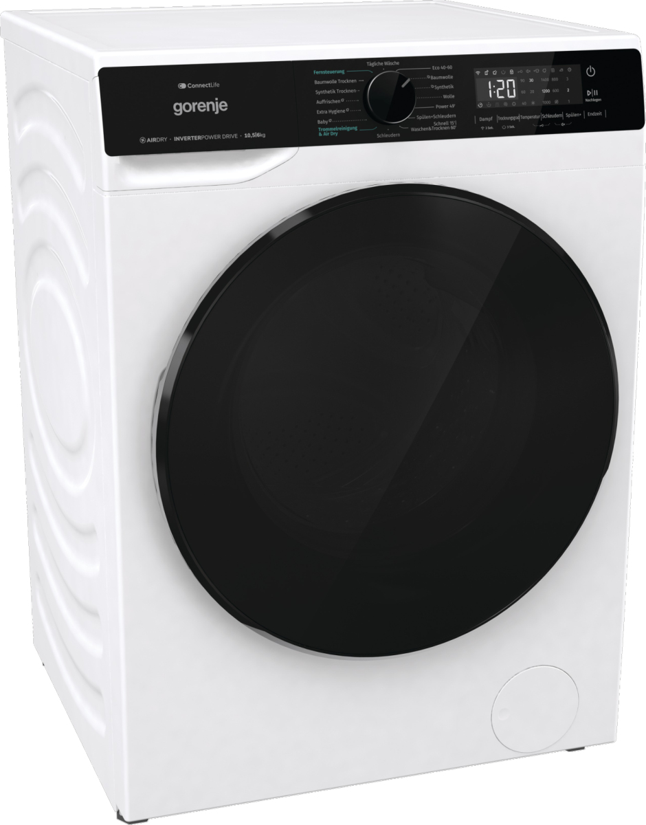 Gorenje WD2PA1X64ADW/DE washer dryer Freestanding Front-load White – image 3