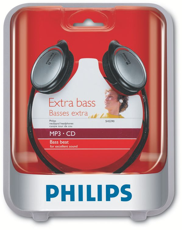Philips SHS390 Neckband Headphones – image 2