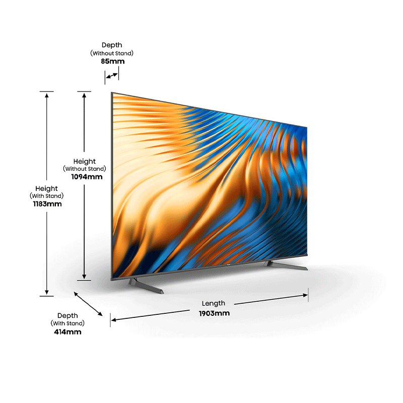 Hisense 85A6CG TV 2.16 m (85") 4K Ultra HD Smart TV Wi-Fi Black 400 cd/m² – image 7