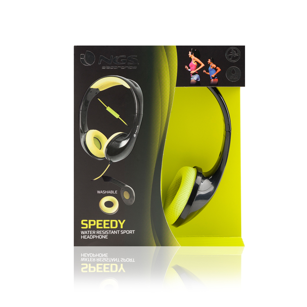 NGS Speedy Headset Wired Head-band Calls/Music Black, Yellow – image 3