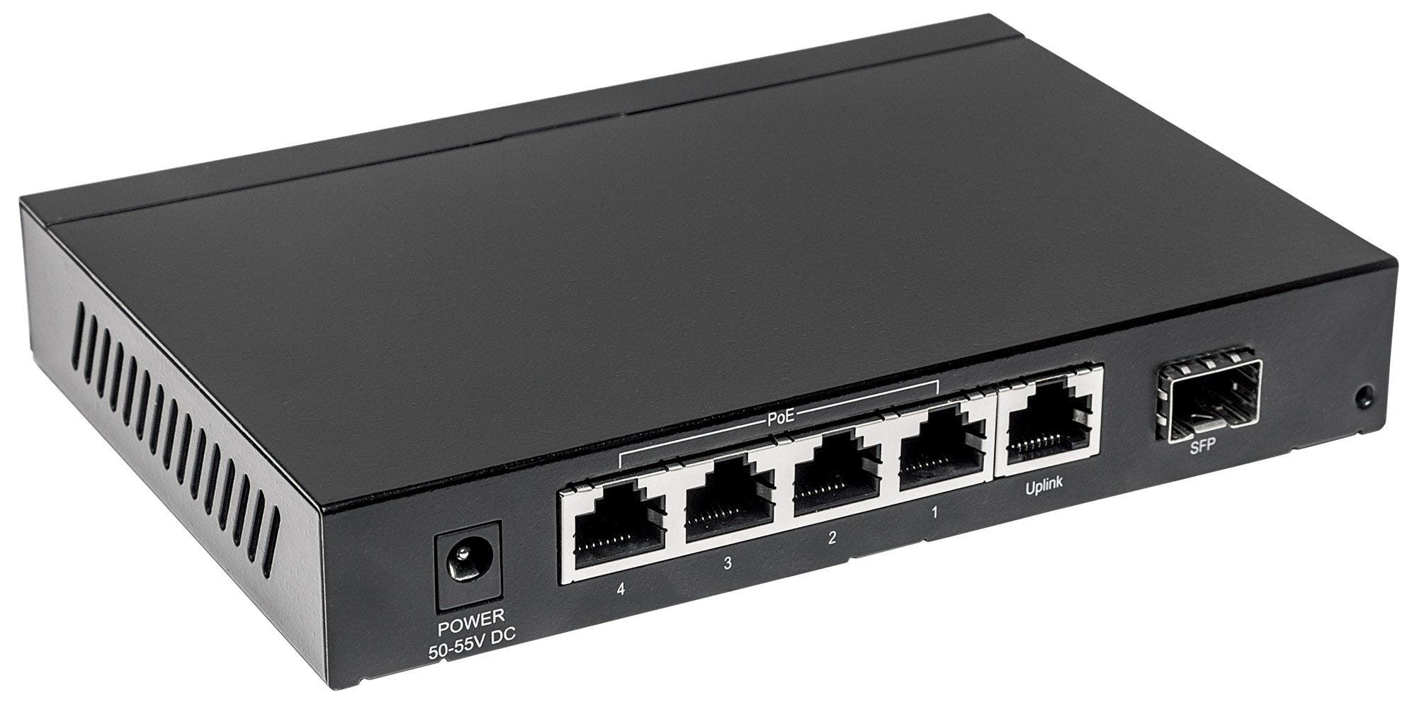 Intellinet 5-Port Gigabit Ethernet PoE+ Switch with SFP Combo Port, 4 x PSE Ports, IEEE 802.3at/af Power over Ethernet (PoE+/PoE) Compliant – image 6