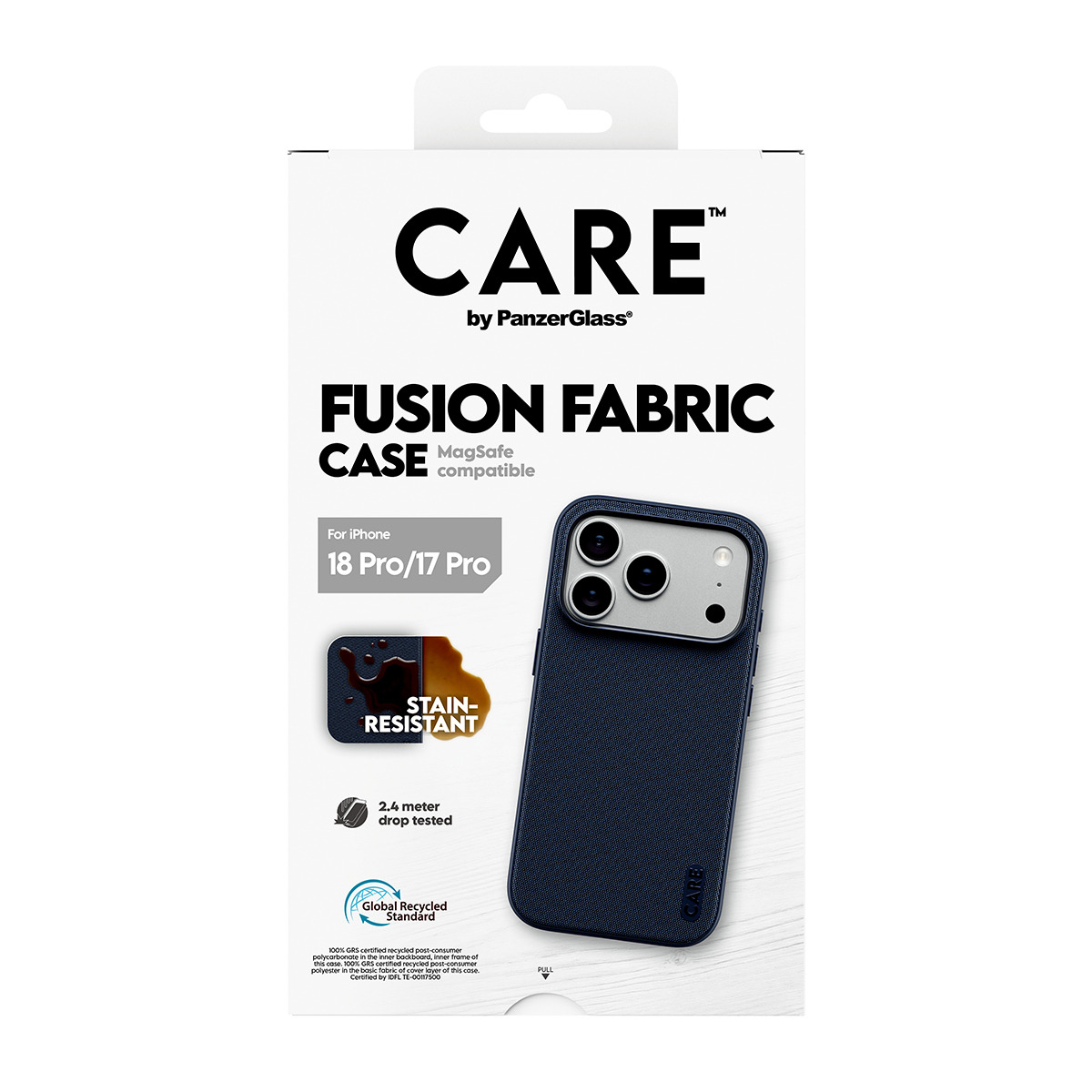 PanzerGlass CARE™ by PanzerGlass® Fusion Fabric Case Blue w. MagSafe iPhone 18 Pro | 17 Pro – image 3