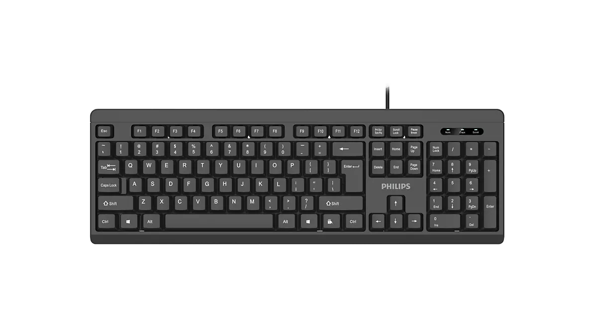 Philips 200 Series SPK6224/93 keyboard Universal USB QWERTY English Black – image 2