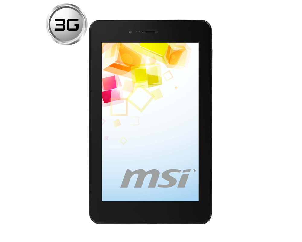MSI Primo 76 3G Mediatek 16 GB 17.8 cm (7") 1 GB Wi-Fi 4 (802.11n) Android Black