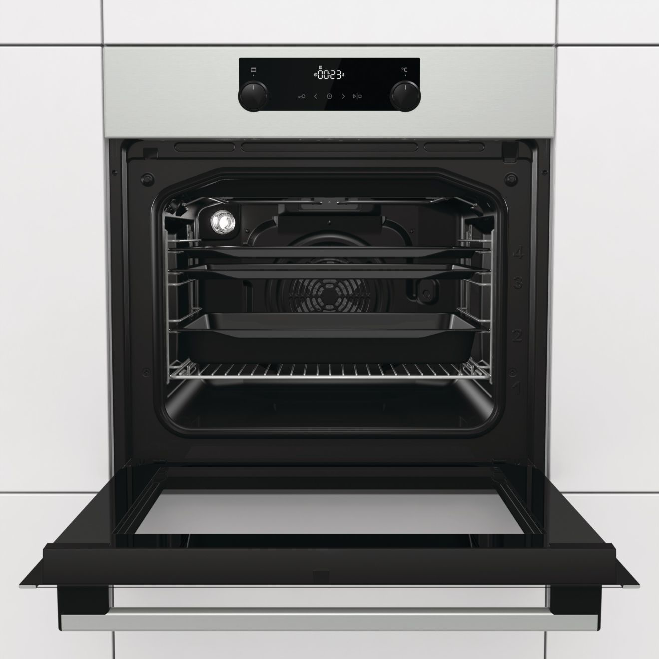 Gorenje BO737E14X 71 L 3300 W Black, Silver – image 2