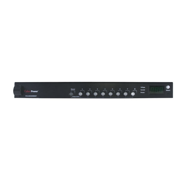 CyberPower PDU20SW8RNET power distribution unit (PDU) 8 AC outlet(s) 1U Black – image 4