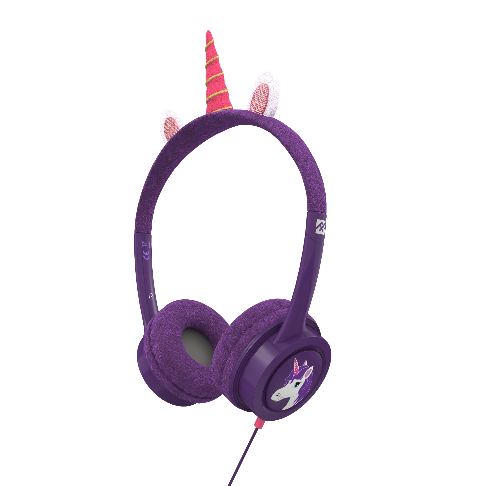 IFROGZ Headphone-Little Rockerz Costume-With Buddy Jack and Coiled Cable-FG-Unicorn – image 1